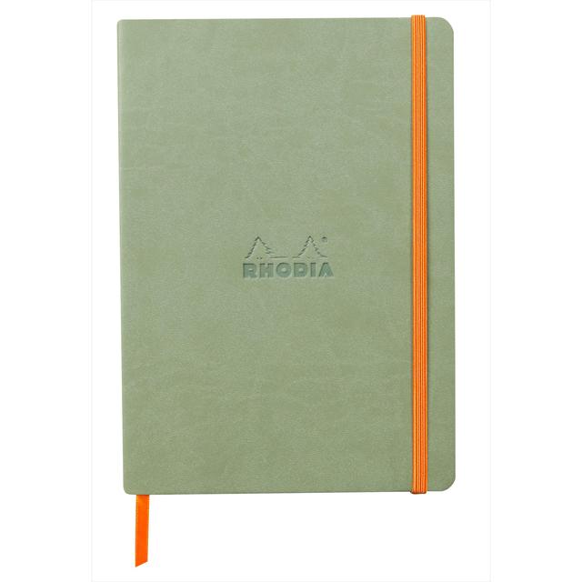 Clairefontaine Rhodiarama Softcover Notebook A5 Celadon GOODS M&S   