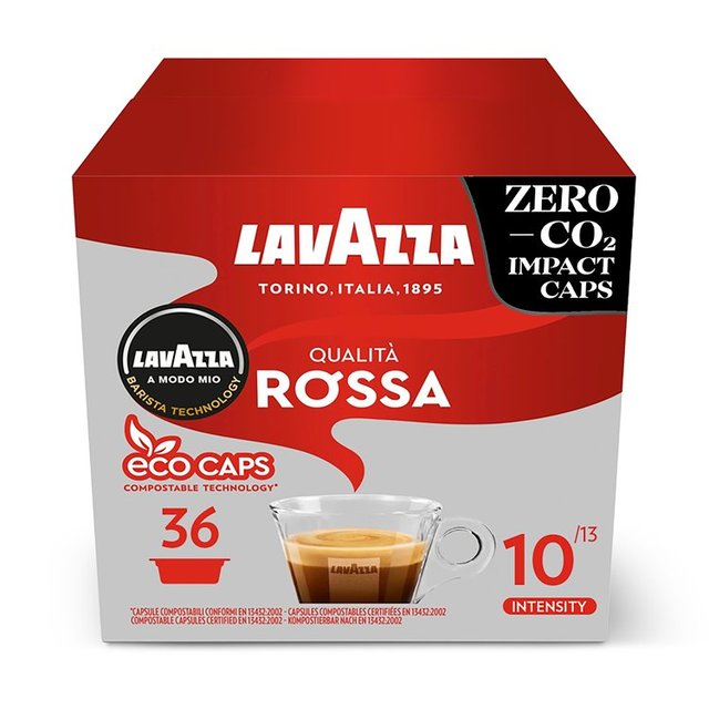 Lavazza A Modo Mio Qualita Rossa Capsules   36 per pack