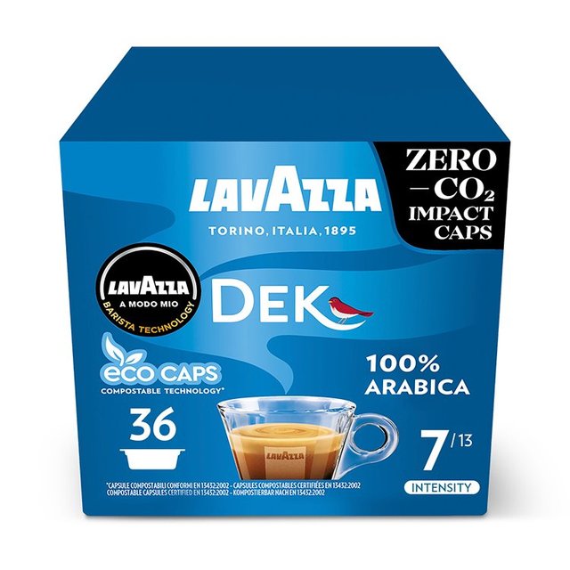 Lavazza A Modo Mio Decaffeinated Capsules   36 per pack