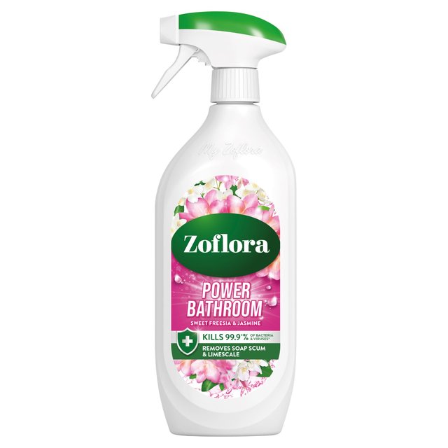 Zoflora Sweet Freesia & Jasmine Power Bathroom Cleaner   800ml