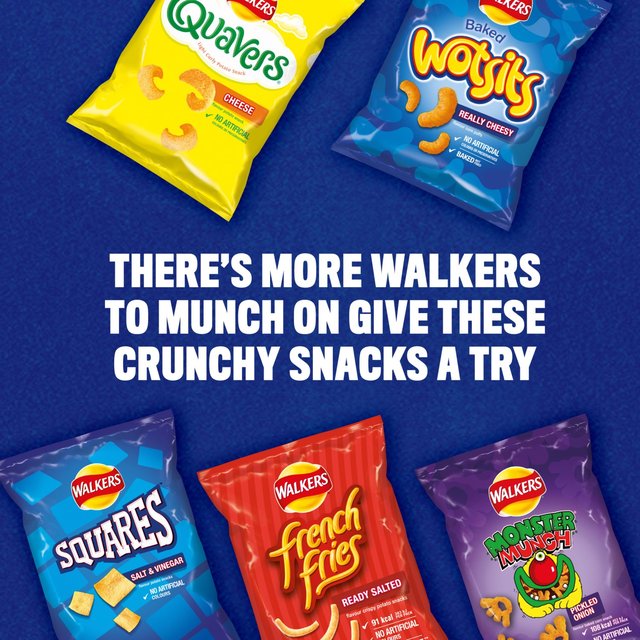 Walkers Wotsits Really Cheesy Multipack Snacks   12 per pack GOODS M&S   