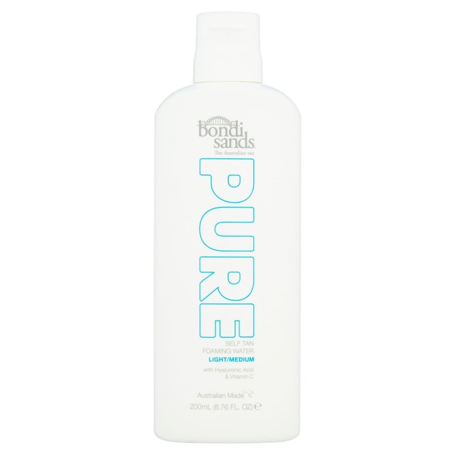 Bondi Sands Pure Self Tan Foaming Water Light/Medium 200ml   200ml GOODS M&S   