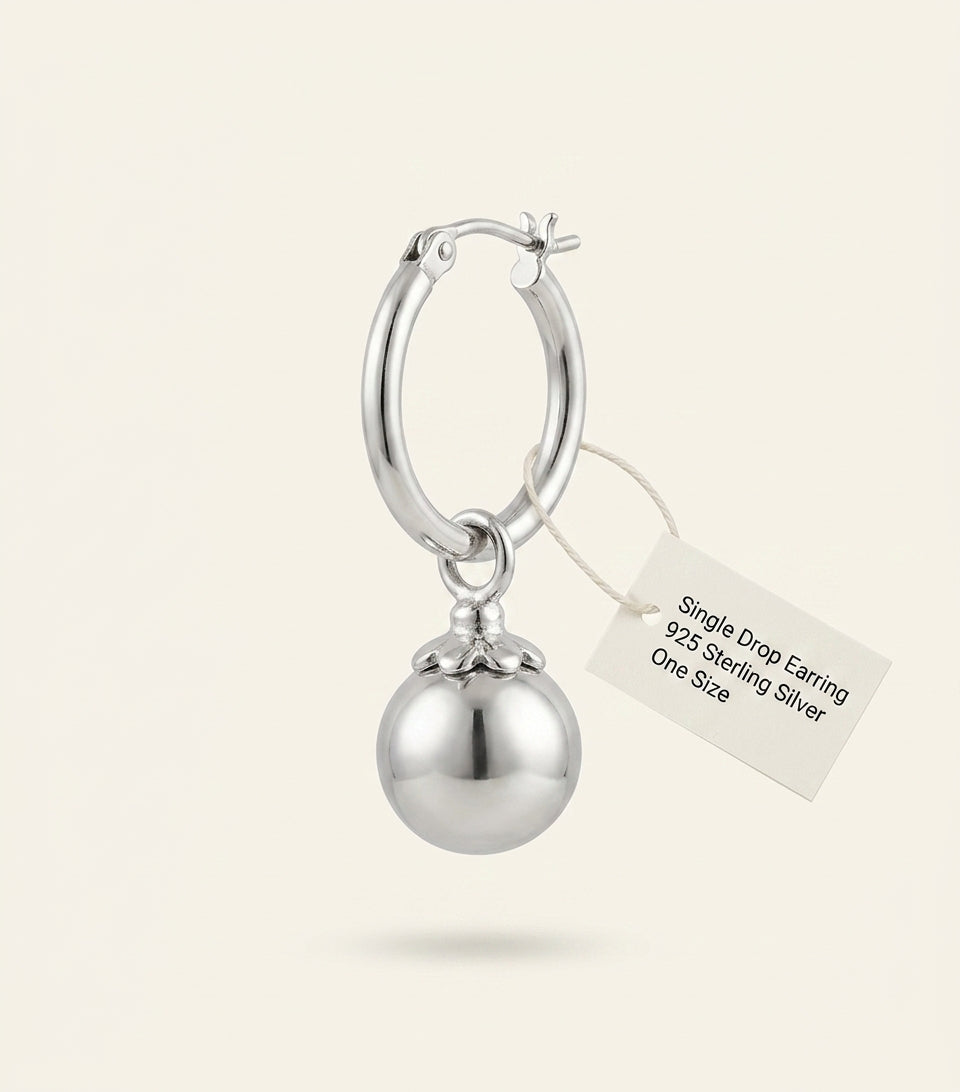 Vivienne Westwood Pauliana single hoop earring (British brand)