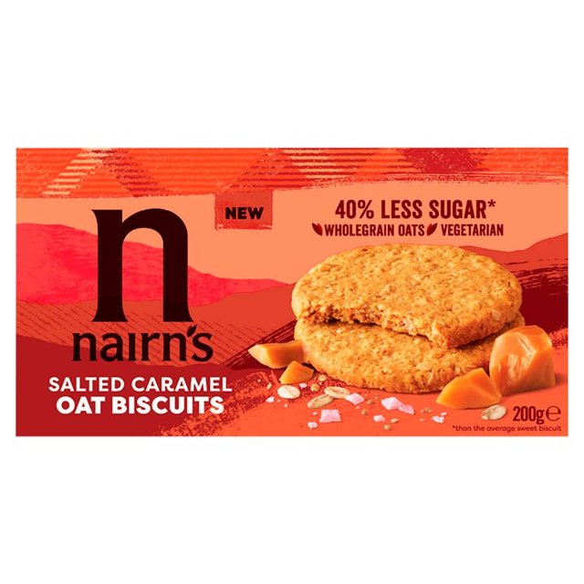 Nairns Salted Caramel Oat Biscuit   200g GOODS M&S   