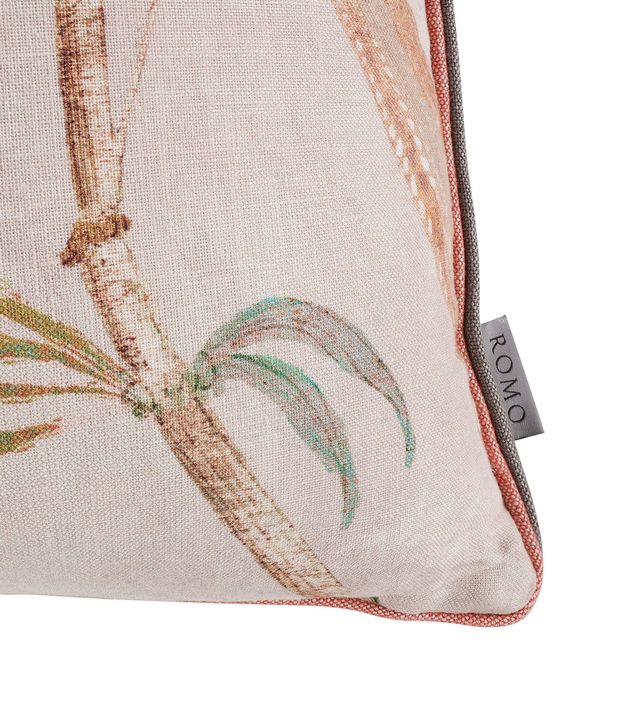 Romo Pluma Blush cushion 50cm x 50cm, imported from the UK