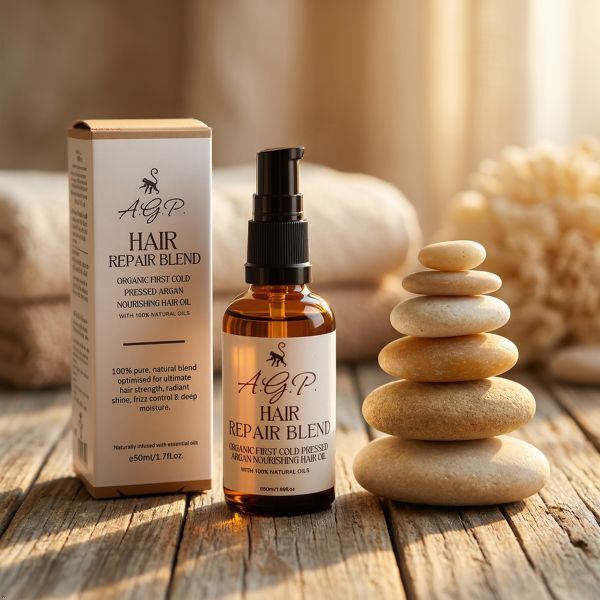 AGP Skincare Argan Hair Repair Oil 50ml, imported from the UK