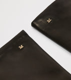Max Mara lamb leather gloves with wool lining (British brand)