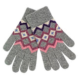 Sock Snob ladies fairisle wool gloves - British product