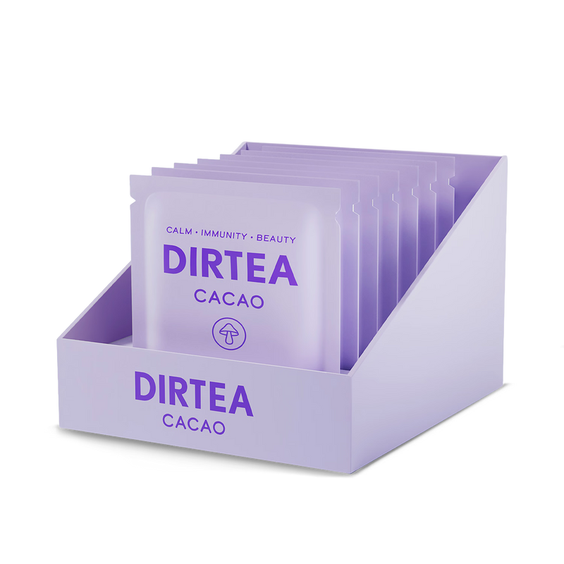 DIRTEA cacao mushroom super blend 7 sachets, UK version