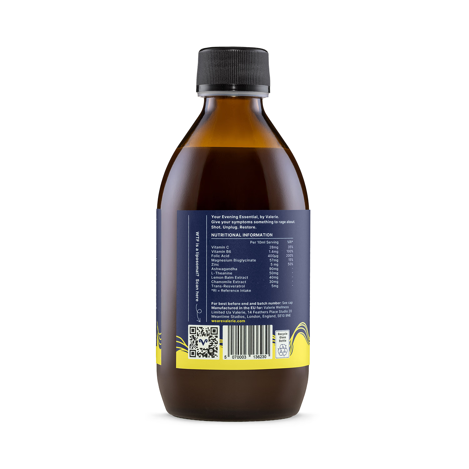 Valerie Evening Essential Shots perimenopause 300ml (British brand)