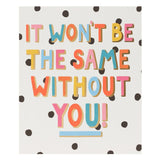 George Home Bold Lettering Sorry You're Leaving Card General Household ASDA   