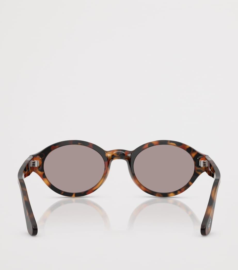 Persol Loris Oval acetate tortoiseshell sunglasses, UK version