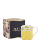 Halcyon Days shell garden floral mug (British brand)