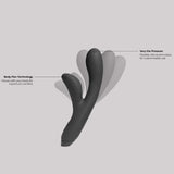 Je Joue Hera Flex rabbit vibrator black, UK version