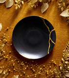 Bernardaud Kintsugi Charbon dessert plate 21cm - British product