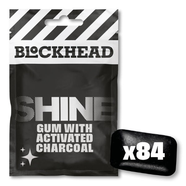 BLOCKHEAD Shine Gum - 12 Packs (84 Pieces) GOODS Superdrug   