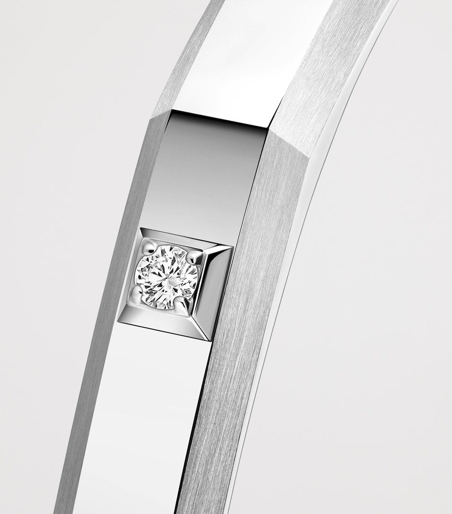 Messika Moderniste diamond bangle 18kt white gold (British brand)