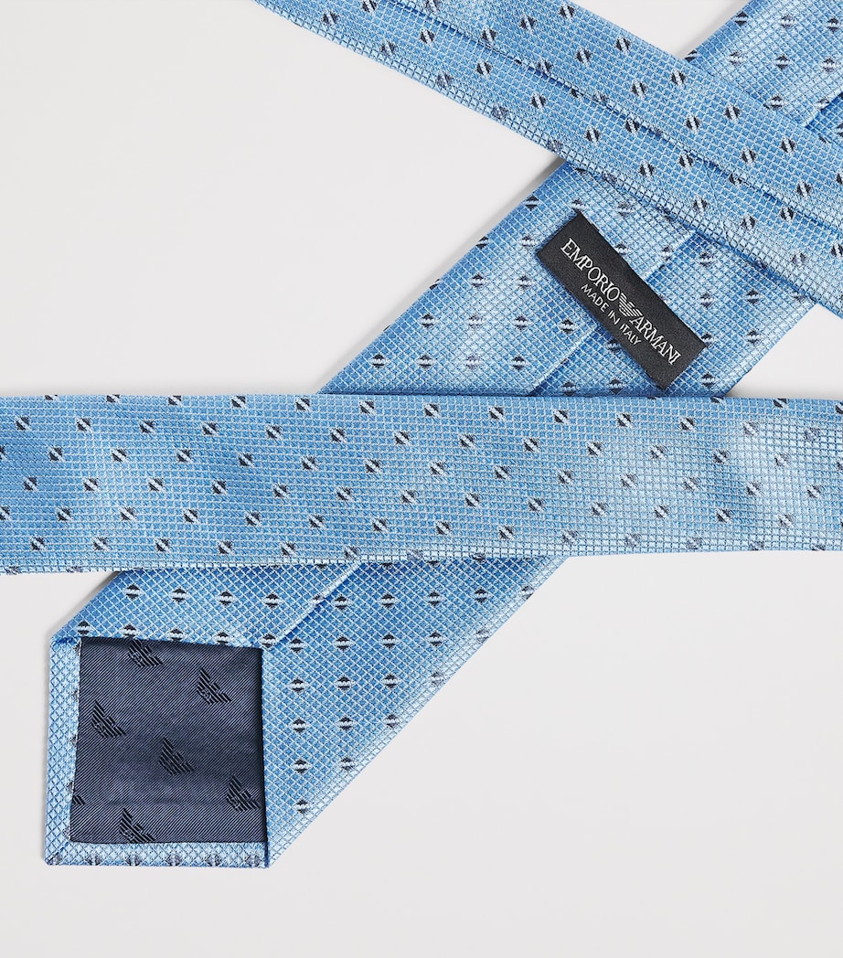 Emporio Armani silk jacquard tie 7.5cm - British product
