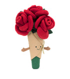 Jellycat Rose Bouquet soft toy 30cm, UK version