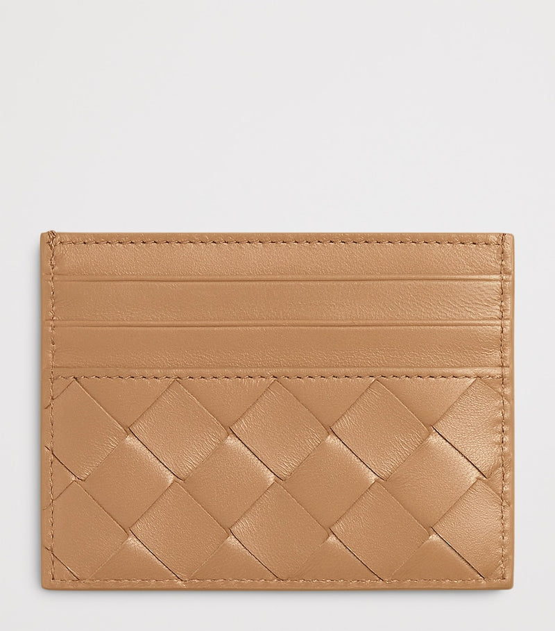 Bottega Veneta Nappa Leather Card Holder with Intrecciato weave (British brand)