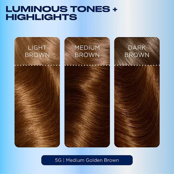 Clairol Nice'N Easy permanent hair dye 5G Medium Golden Brown - British product