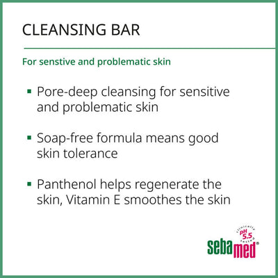 Superdrug Sebamed Cleansing Bar Sensitive Skin 100g - اشترِ عبر الإنترنت من McGrocer