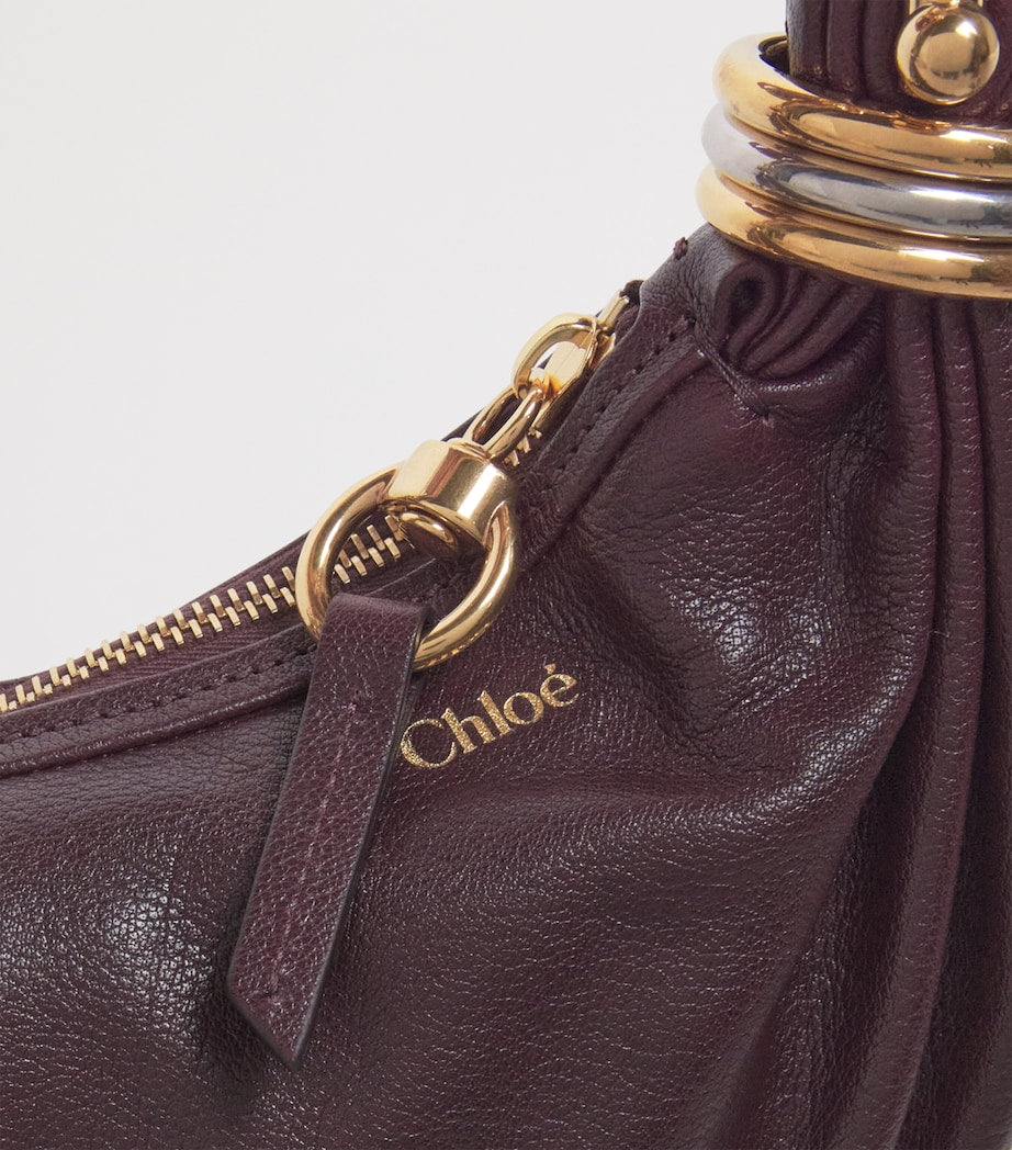 Chloé banana top handle bag grained leather - UK version
