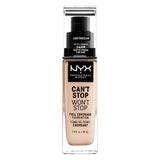 NYX Professional Makeup Cant Stop Foundation Porcelain GOODS Superdrug LIGHT PORCELAIN  