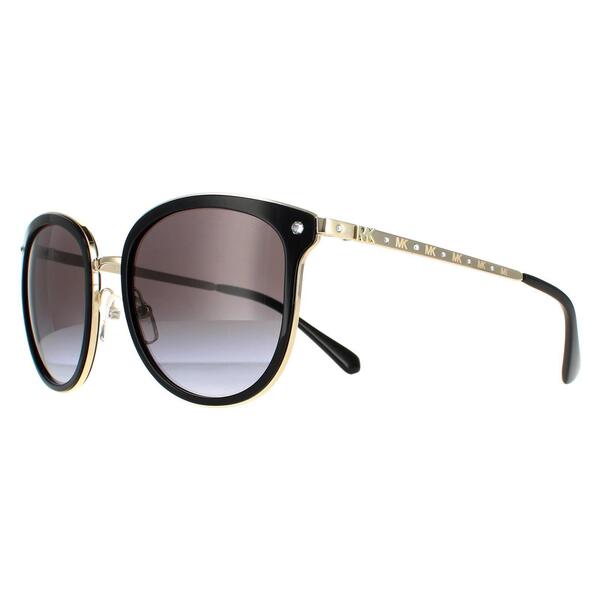 Michael Kors Adrianna Bright sunglasses black round lightweight metal - British product