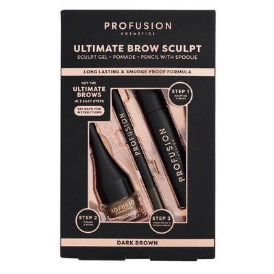 McGrocer Profusion Cosmetics Ultimate Brow Sculpt | Dark Brown- Buy online at McGrocer