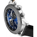 Timberland Black Raynham men's watch with leather strap - British product