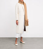 Joseph bouclé knit scarf in wool blend (British brand)