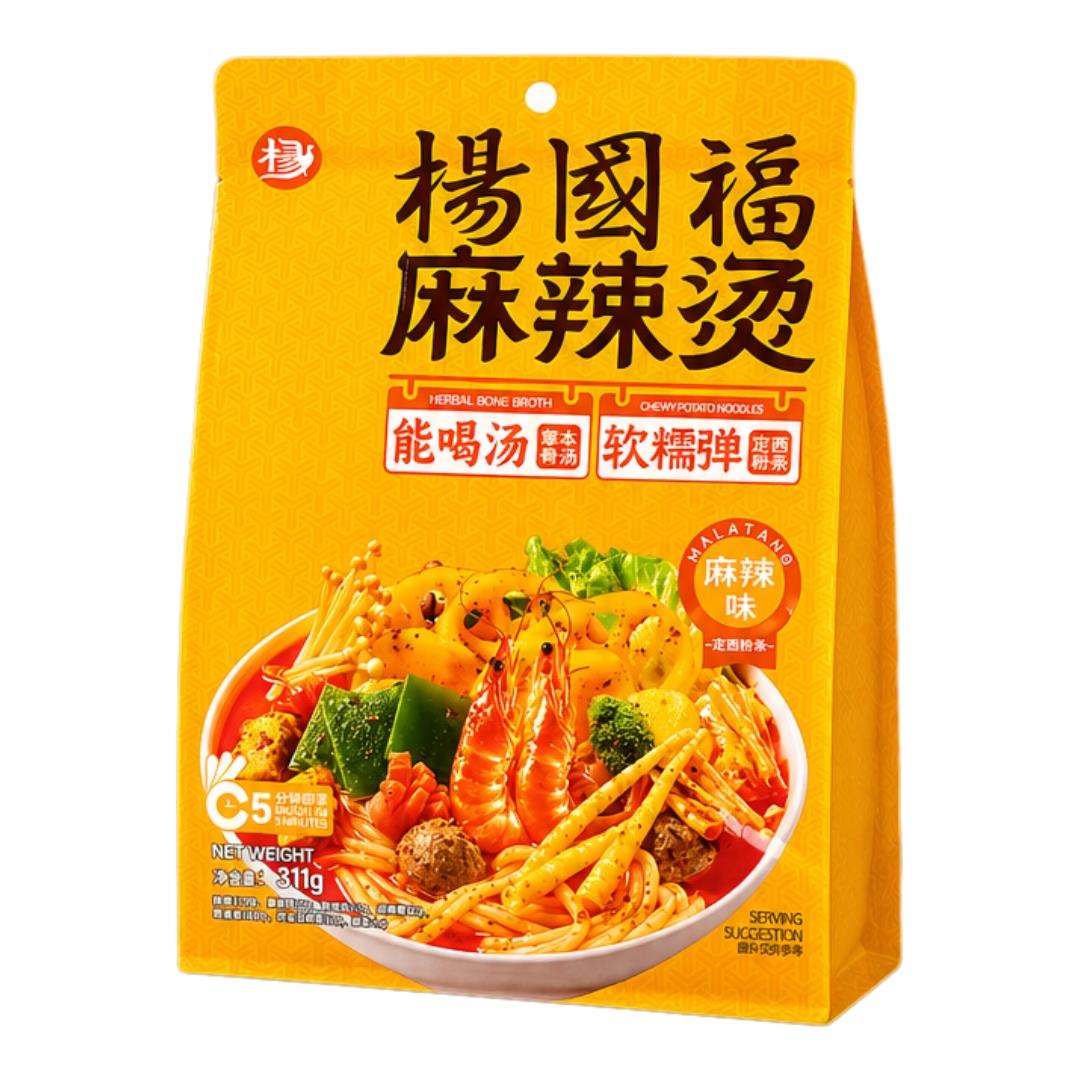 Yang Guo Fu spicy malatang hot pot with potato noodles (British brand)