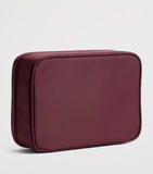 Harrods clear cosmetic bag with gold-tone hardware, UK version