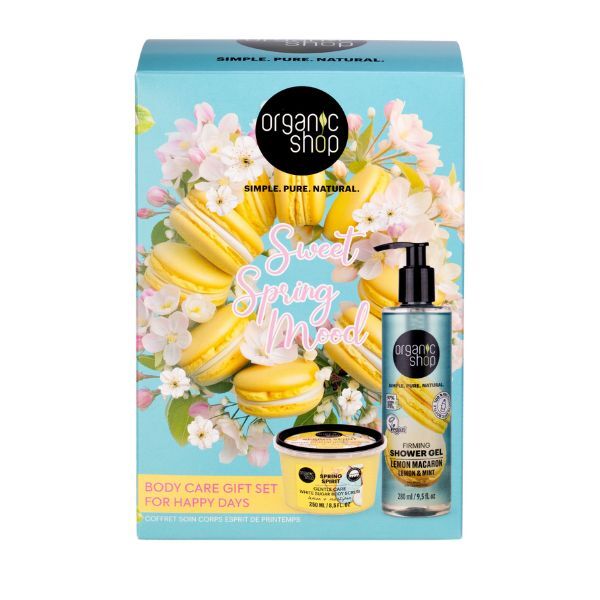 Organic Shop Sweet Spring Mood gift set 280ml 250ml (British brand)