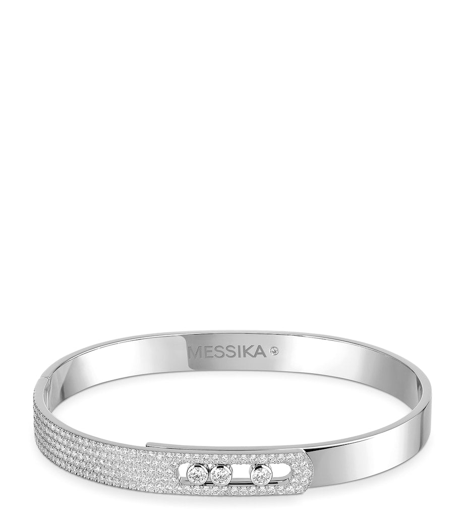 Messika Move Noa white gold diamond bangle 1.18ct (British brand)