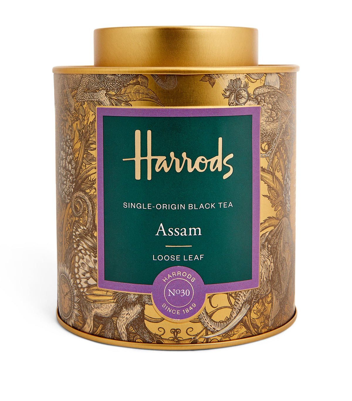 Harrods Assam Single Origin loose leaf tea 125g - British product