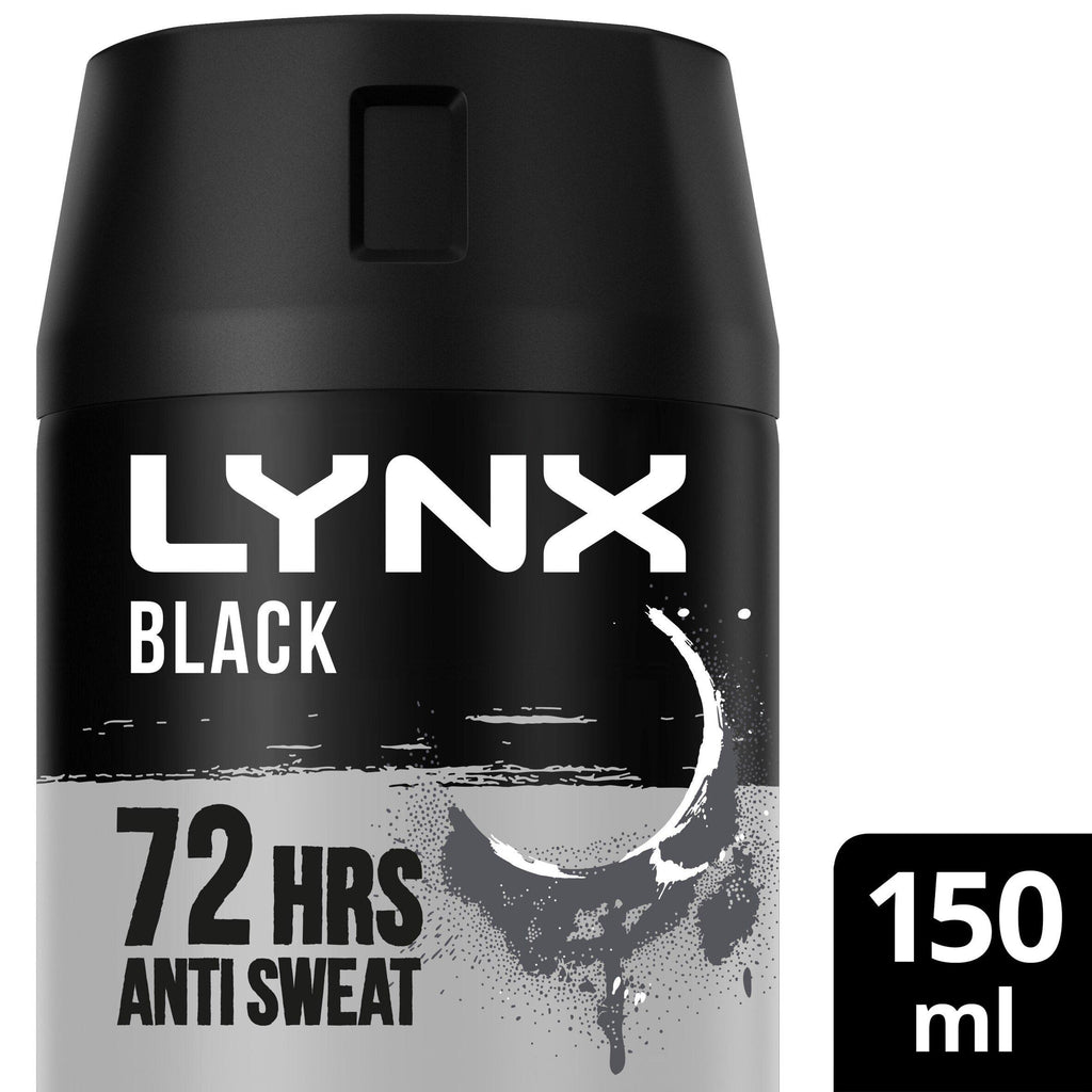 Lynx Anti-Perspirant Deodorant Spray, Black 150ml