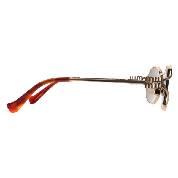Miu Miu gold oval sunglasses MU52YS, UK version