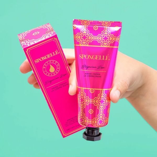 Spongellé hand cream Bulgarian Rose (British brand)