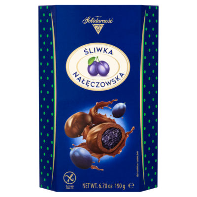 Solidarnosc candied plums in cocoa cream 190g (British brand)