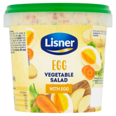 Lisner Vegetable Salad with Eggs 500g, UK version