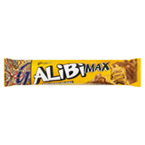 Alibi Max Crispy Bar rice crisps caramel milk chocolate 49g, UK version
