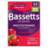 Bassetts Multivitamins Strawberry Flavour Soft and Chewies 3-6 Years - 60 Pack Baby Healthcare Boots   