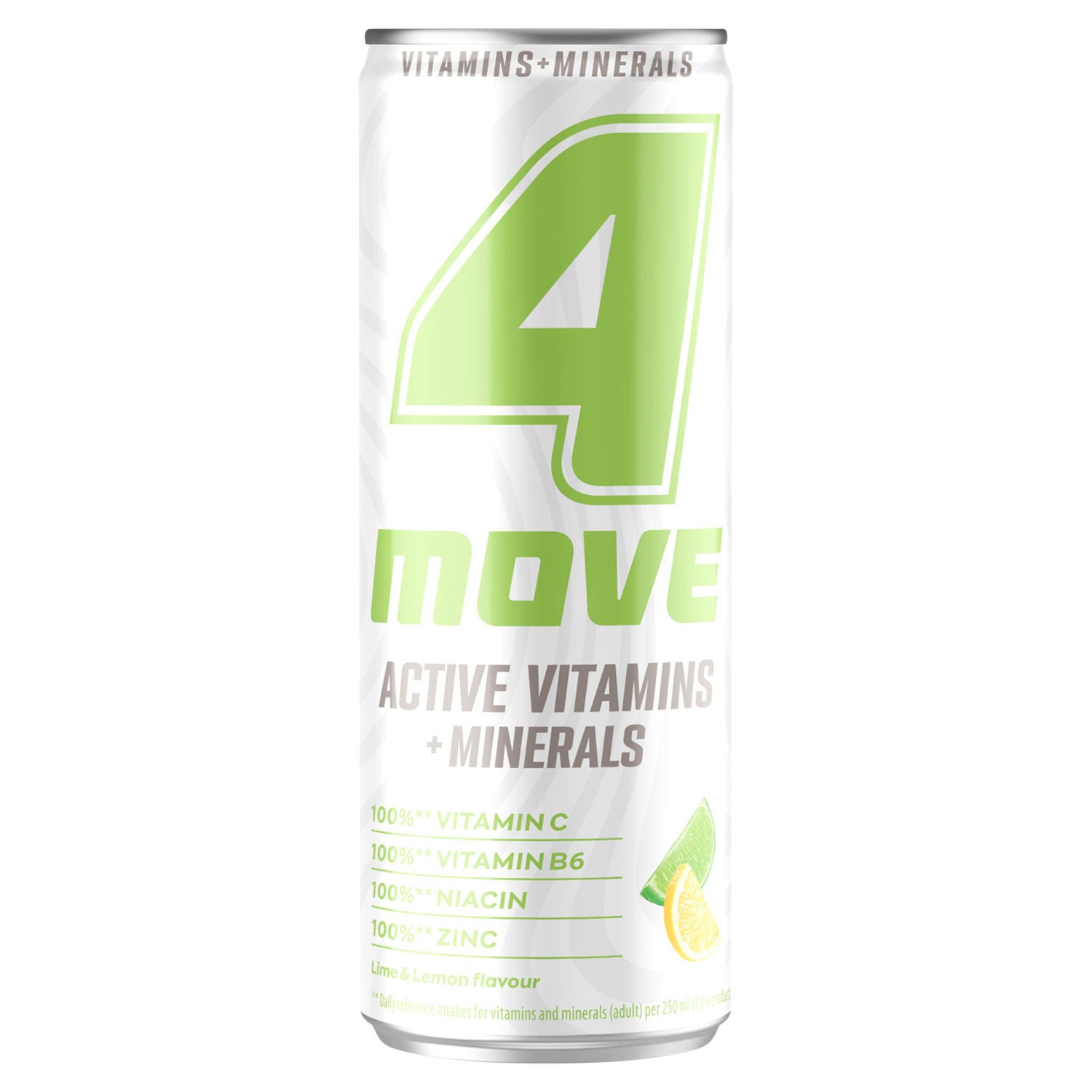 4Move Active Vitamins lime lemon drink 250ml - British product