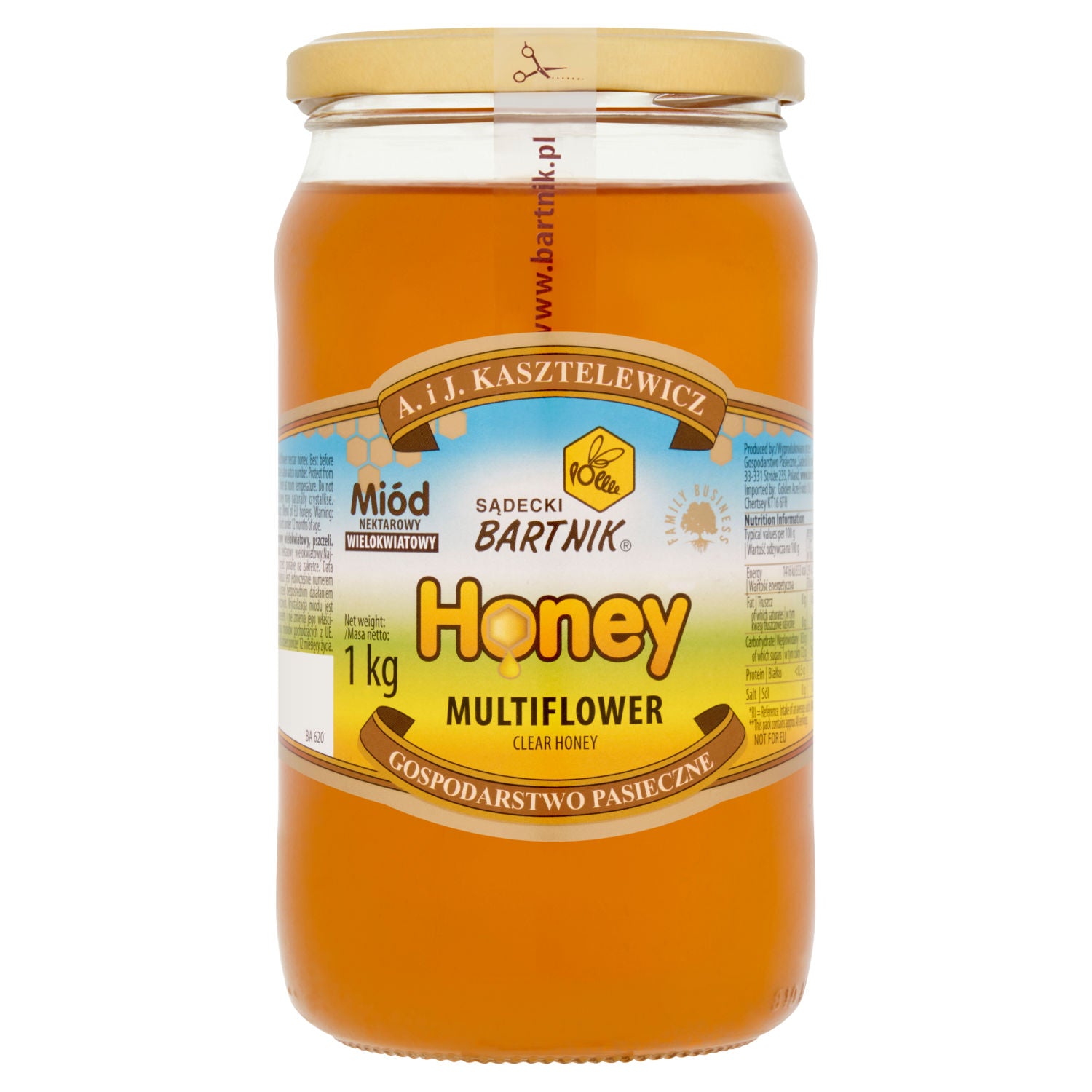Sadecki multiflower clear honey 1kg - British product