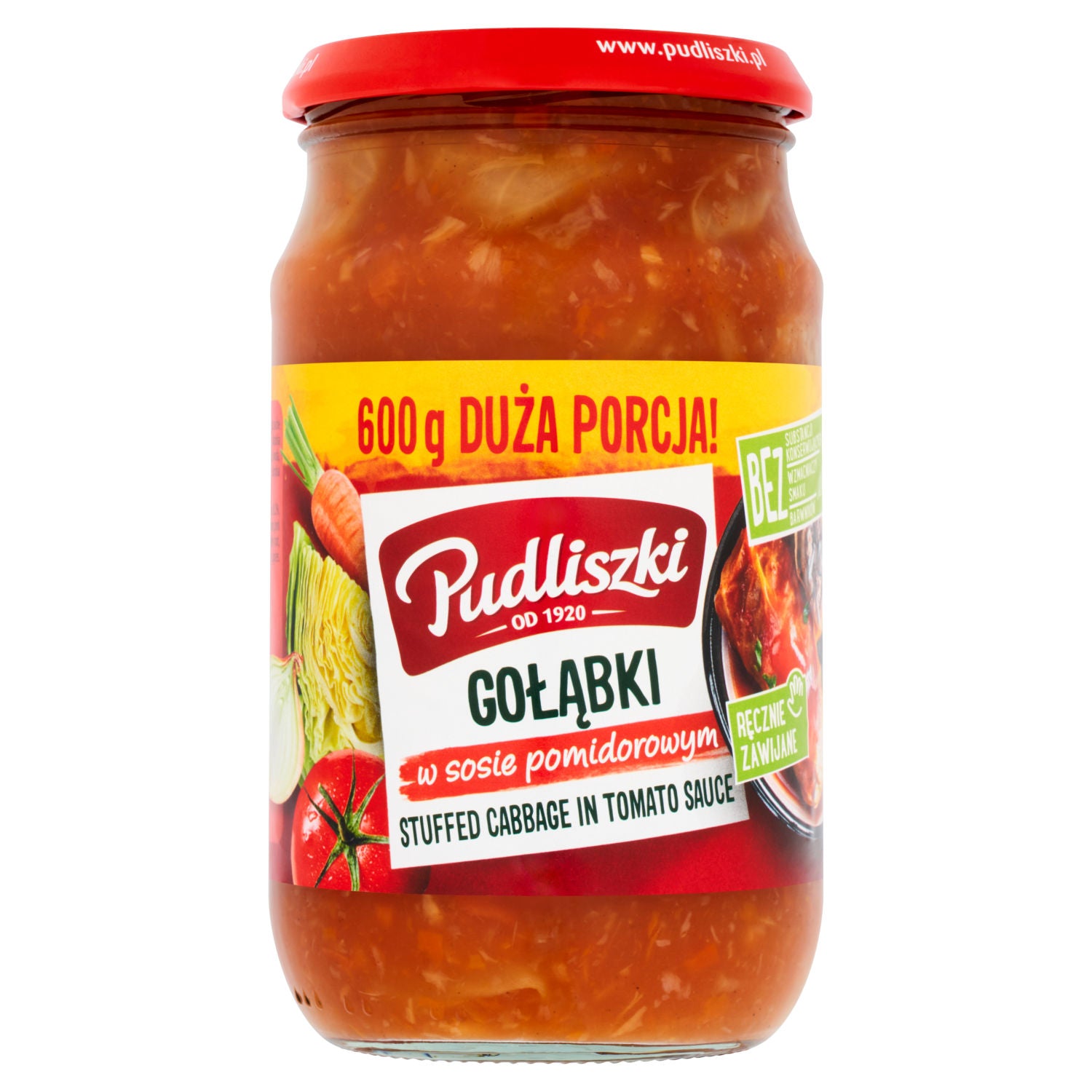 Pudliszki stuffed cabbage in tomato sauce 590g (British brand)
