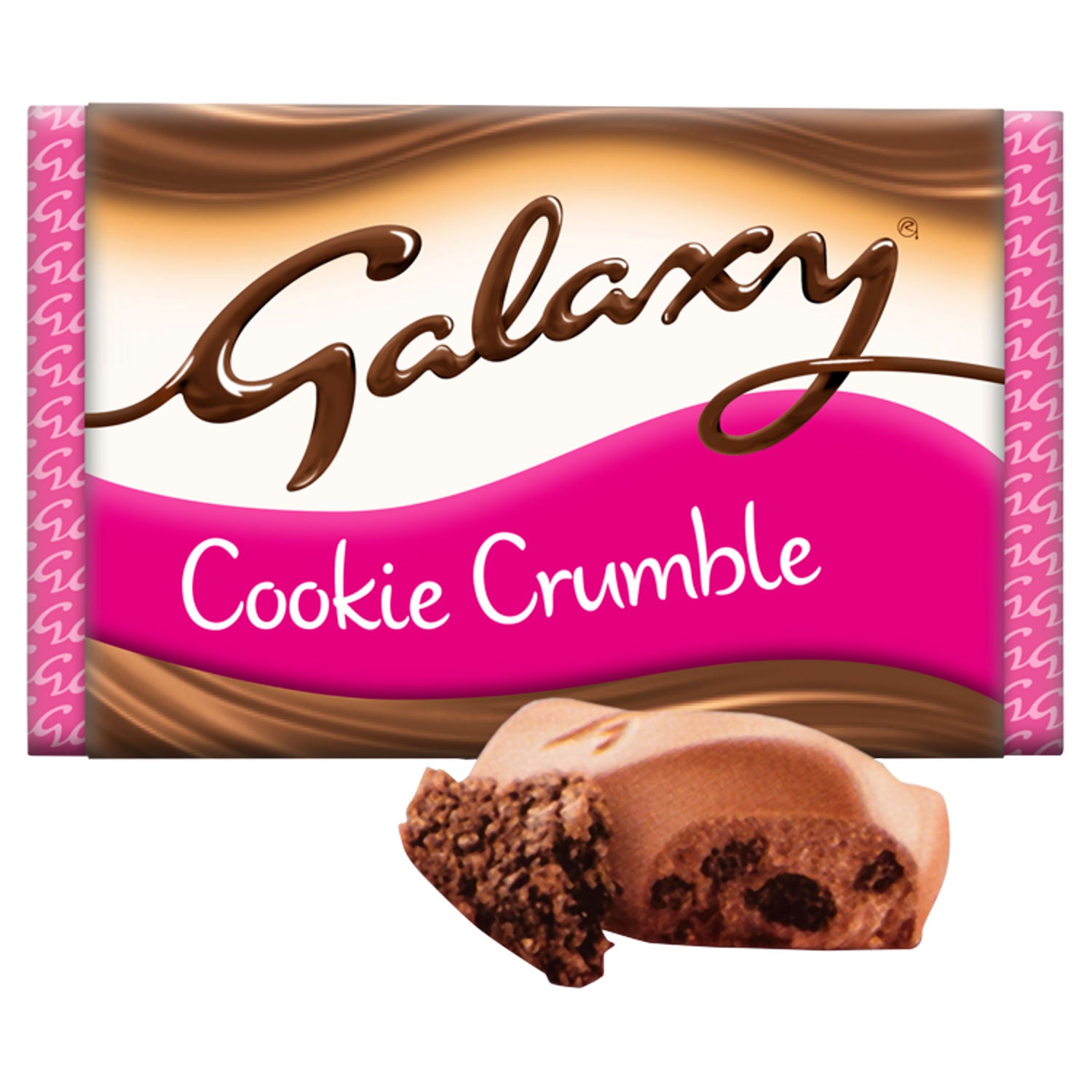 Galaxy Cookie Crumble milk chocolate bar 114g, UK version