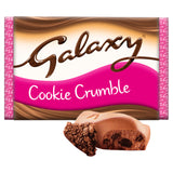 Galaxy Cookie Crumble milk chocolate bar 114g, UK version