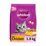 Whiskas 7+ Chicken Adult Dry Cat Food  GOODS ASDA   